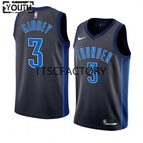 Dres Oklahoma City Thunder Josh Giddey 3 Nike 2022-23 City Edition Crno Swingman - Dječji